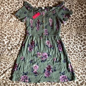 Xhilaration Off The Shoulder Floral Dress